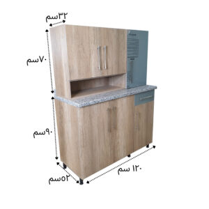وحدة مطبخ 120 سم 3 وحدة مطبخ 120سم